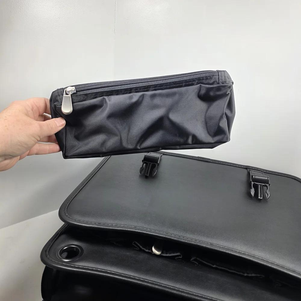 A.P.C. Black Leather Briefcase